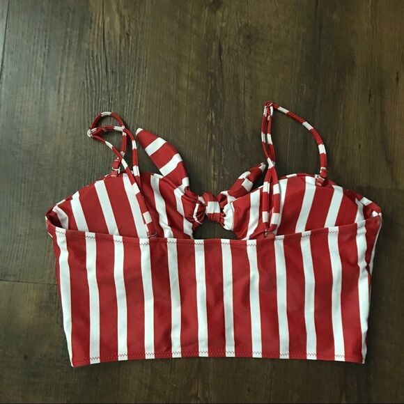 ZAFUL Striped Tied Keyhole Tankini Swimsuit 8 - Picture 3 of 5